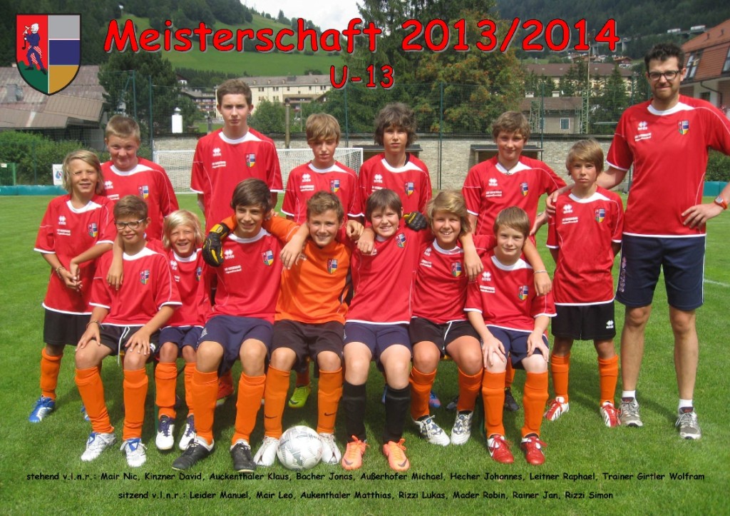 ASVG - Sponsorbild Jugendmannschaft U-13-Jugend - Saison 2013-2014-1_r